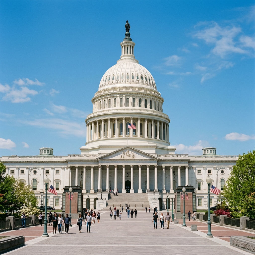 US Capitol dome in Washington DC representing civic partnerships